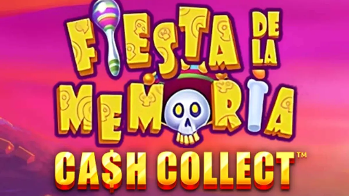 Tampilan visual neon dari slot Fiesta de la Memoria Cash Collect
